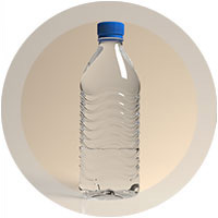 Modelado 3D de una botella de agua